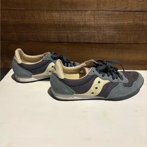 Saucony Gray and Cream Athletic Shoes